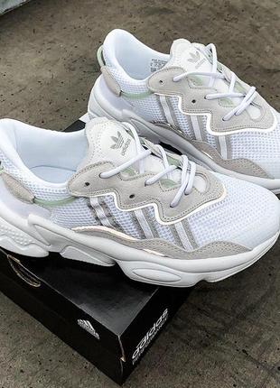 Кроссовки adidas ozweego adipren white/grey / smb