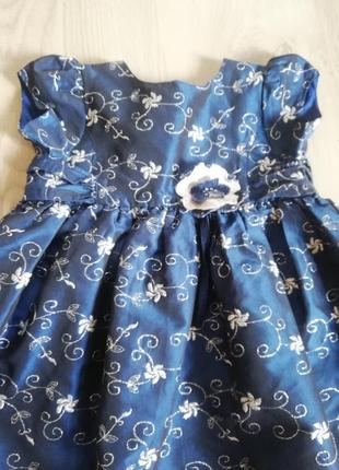 Очень красивое нарядное платье для маленькой принцессы4 фото