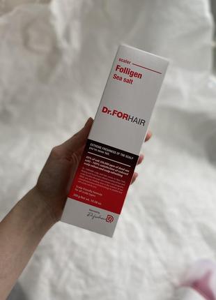 Dr.forhair hair care sea salt scaler пілінг для шкіри голови скраб