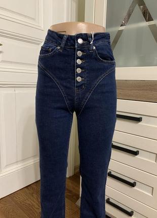 Женские джинсы с пуговицами прямые джинсы трусы5 фото