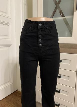 Женские джинсы с пуговицами прямые джинсы трусы7 фото