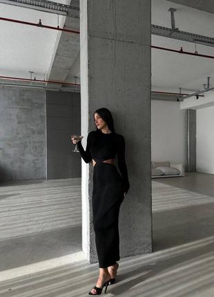 Сукня міді рубчик 5