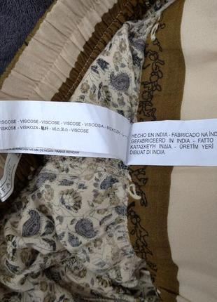 Літні натуральні вільні жіночі штани, квітковий принт штани zara10 фото