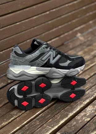 New balance 9060 black grey кросівки кроси