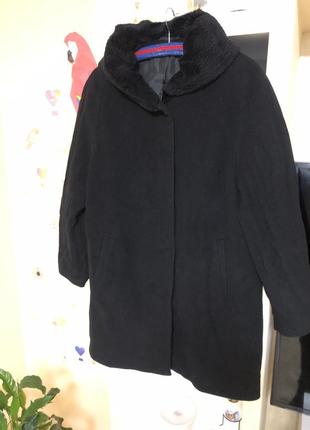 Розкішне кашемірове пальто, розмір хл-2хл