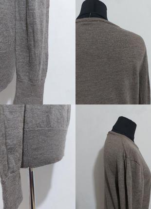 Базовый вязаный свитер из мериношерсти woolmark7 фото
