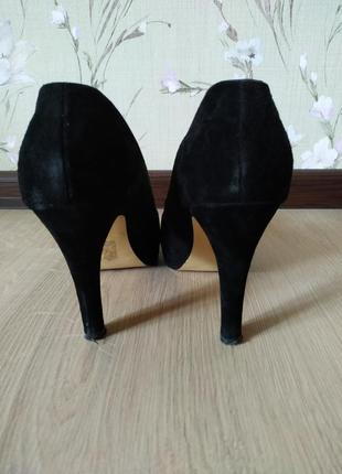 Жіночі замшеві класичні туфлі човники asos5 фото