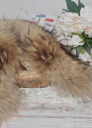 Натуральный мех на липучке на капюшон от бренда saga furs2 фото
