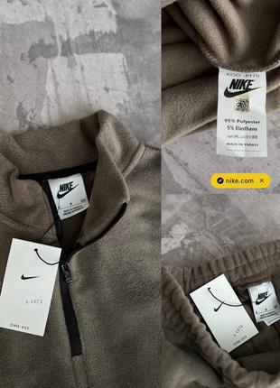 ▫️шикарний теплий костюм з полару від nike✨8 фото