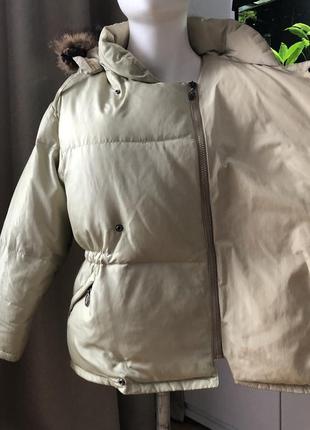 Manudieci брендовый пуховик зимняя куртка на девочку 7роков 122 1282 фото