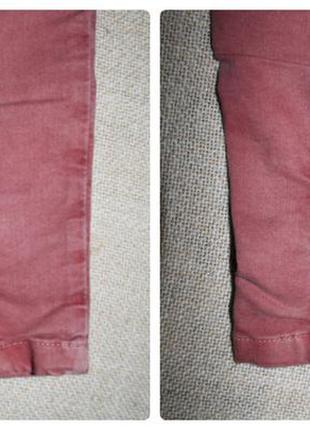 Штаны джинсы zara грязно розового цвета скинни зауженые3 фото