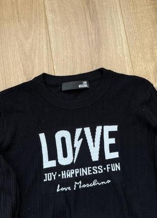 Стильний светр love moschino sweater2 фото