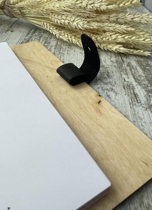 Дневник с дерева ручной работы