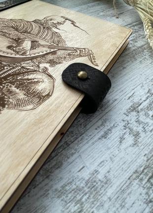 Дневник с дерева ручной работы