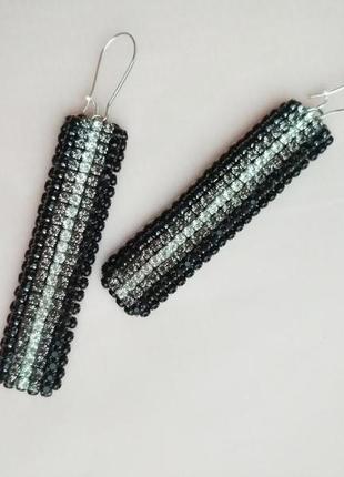 Вечерние серьги из страз ′eileen′