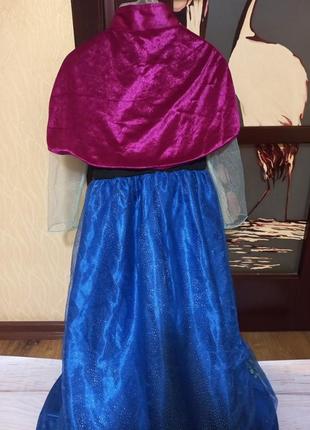 Карнавальный костюм принцесса анна с frozen7 фото