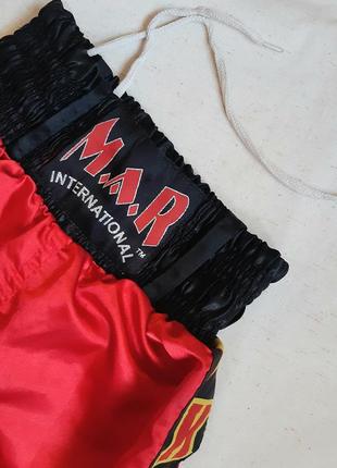 Штаны унисекс для кикбоксинга детские на 110 см 5 лет kickboxing red-black2 фото