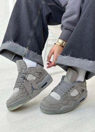 Жіночі кросівки nike air jordan 4 retro purple premium