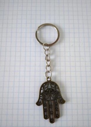 Брелок рука бога глаз хамса амулет пальма фатима