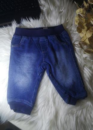 Джинси штани на 3-6 місяців 68 см штанці штанішки