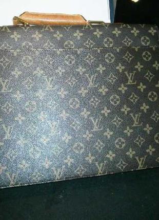 Rare  monogram conseiller briefcase + new sholder strap2 фото