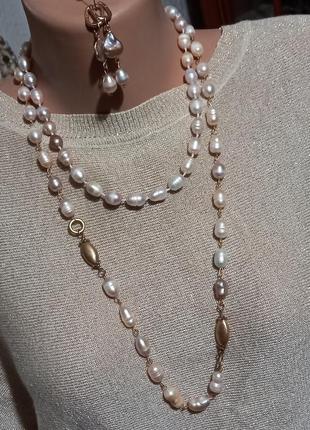 Барочні перлини,сережки4 фото