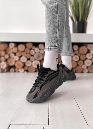 Adidas yeezy boost 700 black 🆕 женские кроссовки адидас 🆕 черные