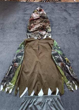 Карнавальный костюм зомби монстра на хеллоуин или вечеринку 7-8 лет рост 122-128 см фирма tu