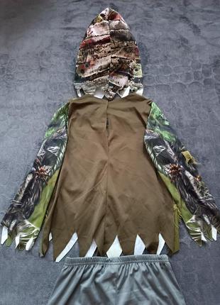 Карнавальный костюм зомби монстра на хеллоуин или вечеринку 7-8 лет рост 122-128 см фирма tu