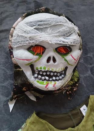 Карнавальный костюм зомби монстра на 7-8 лет рост 122-128 см фирма tu4 фото