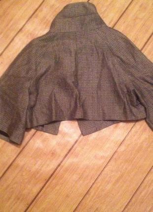 Стильный укороченный обрезанный блейзер жакет пиджак болеро от mango mng м, 46 оригинал3 фото