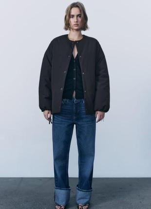 Водоотталкивающая стеганая куртка zw collection  c