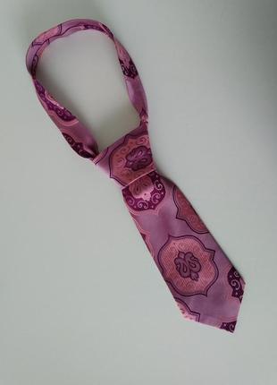 Шикарный фирменный галстук краватка с узором2 фото