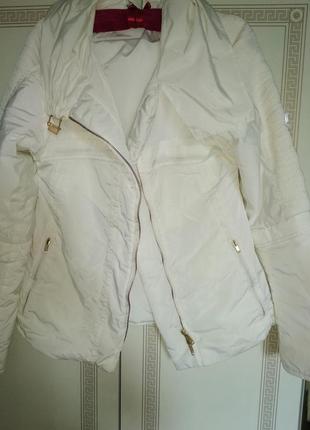 Gucci куртка ветровка белая1 фото