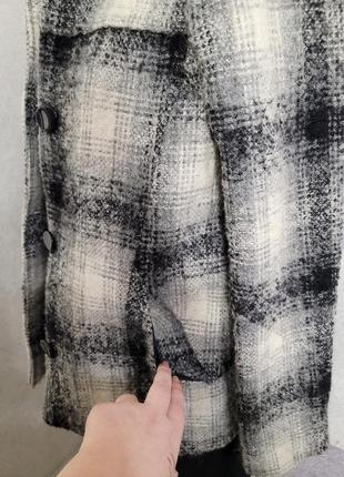 Пальто из шерсти ламы шикарное ( куртка плащ)5 фото