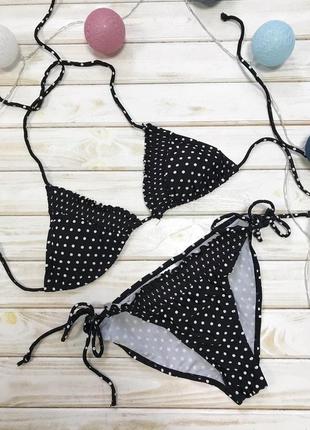 Милый купальник в горошок  get wet