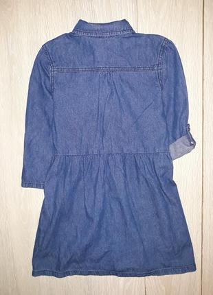 Джинсовое платье george на 9-10 лет4 фото