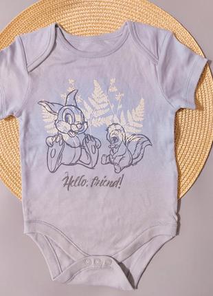 Боди короткий рукав disney baby primark 9-12 мес1 фото