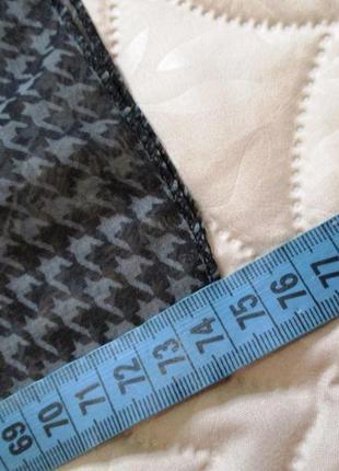 Потрясающий легкий и вечно модный шарф  гусиная лапка. 150х34.6 фото