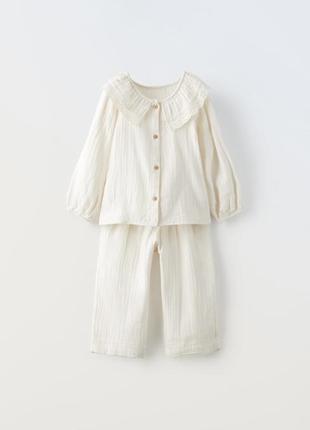 Пижамы с рюшами zara