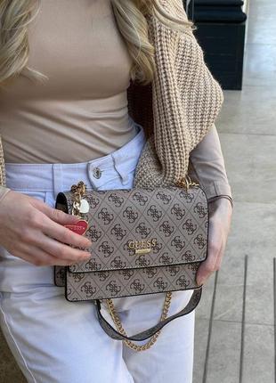 Сумка guess beige2 фото