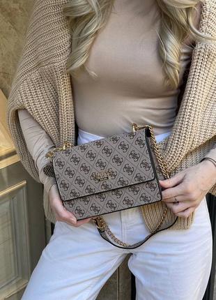Сумка guess beige5 фото