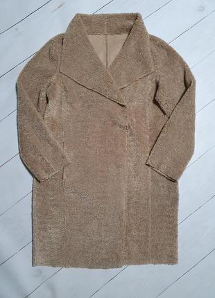 Шикарная ,двухсторонняя шубка -пальто m&amp;s2 фото