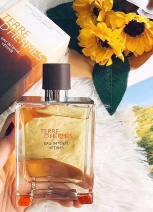 hermes model terre d'hermes model eau intense vetiver💥оригінал розпив аромату затест
