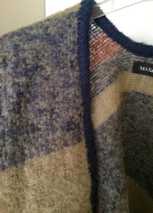 Шерстяное пончо от max&co шерстяной палантин шарф пончо бренд  max&co5 фото