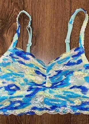Небесный голубой стильный топ бра"victoria s secret",s оригинал
