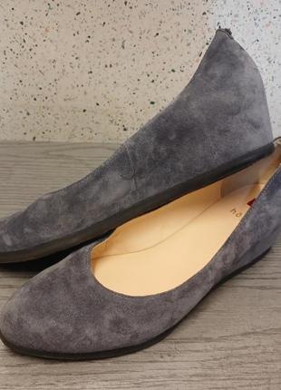 Högl (хэгель) туфли балетки премиального бренда,легкие и комфортные на скрытой платформе8 фото