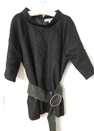 Fran jane шикарный шерстяной свитер топ пальто virgin wool