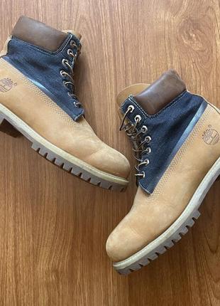 Чоловічі шкіряні черевики timberland 6-inch boots