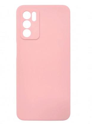Чехол fiji soft для oppo a55 4g силикон бампер светло-розовый